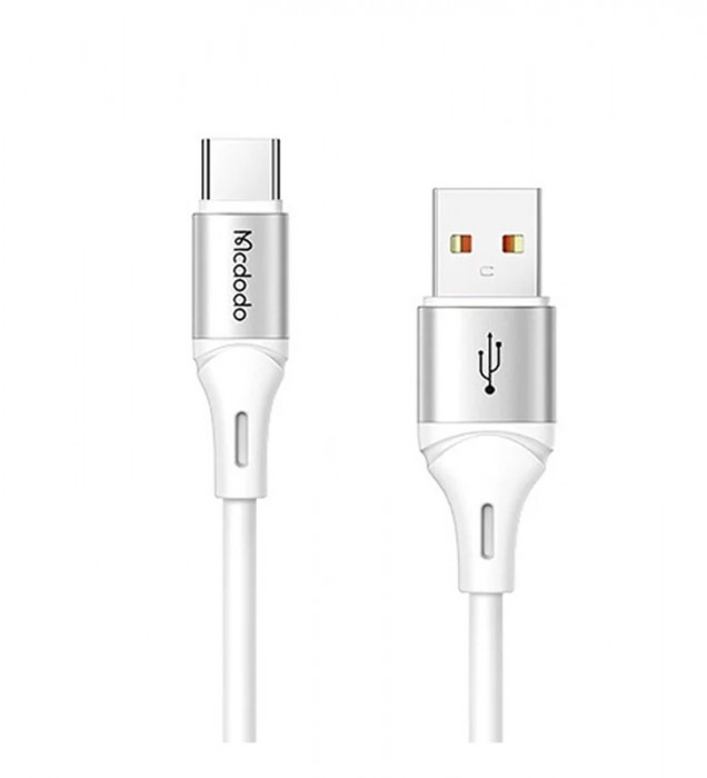 Кабель Mcdodo USB-A to Type-C Color Series 1.2m 5A QC 4.0 CA-1841 Белый